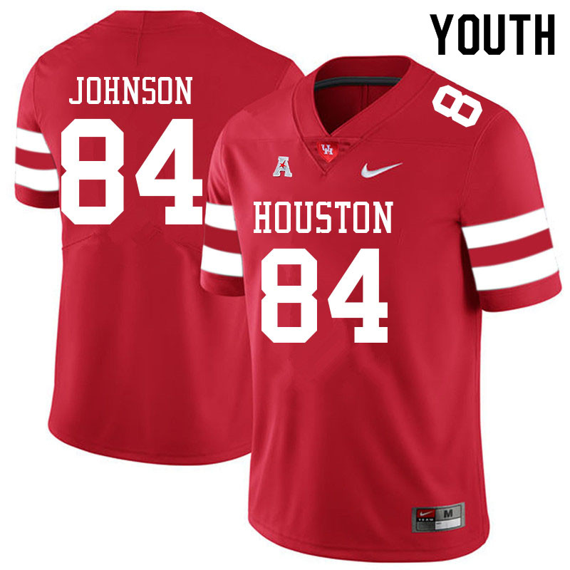 Youth #84 Brice Johnson Houston Cougars College Football Jerseys Sale-Red - Click Image to Close